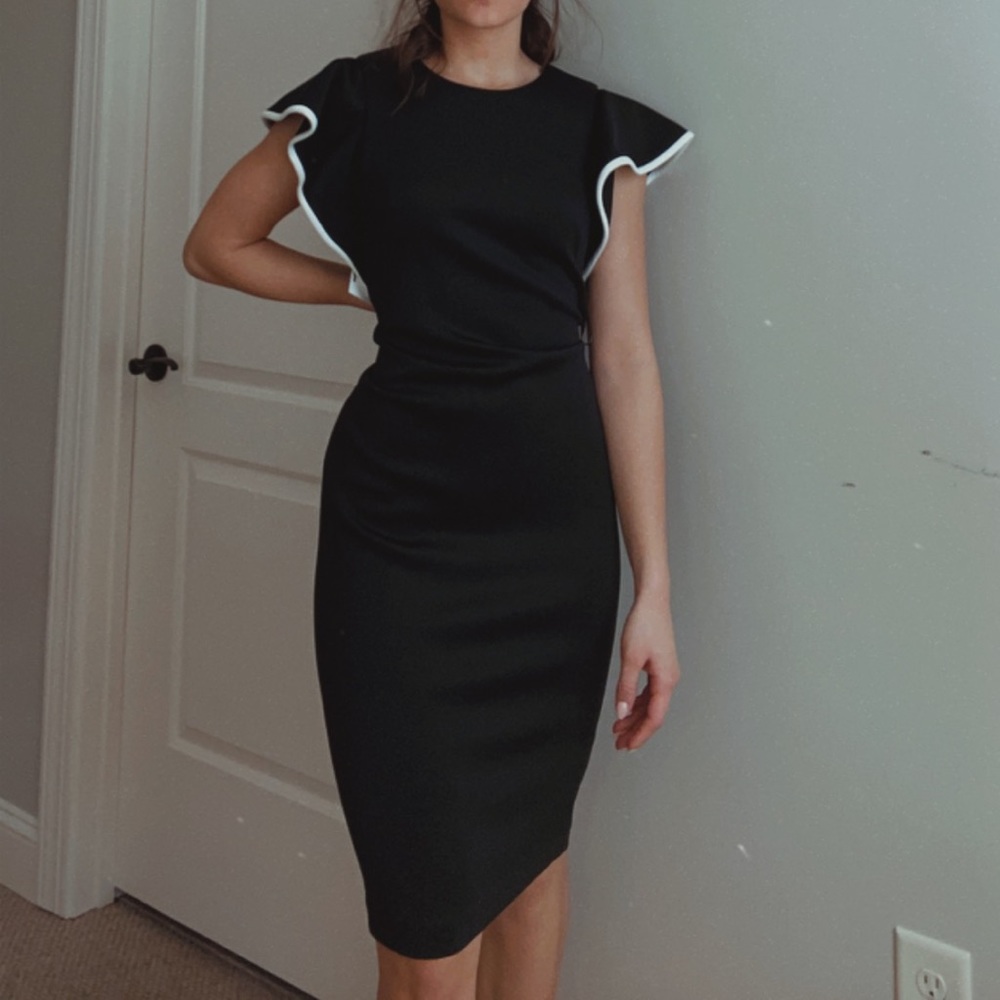 Black Calvin Klein dress